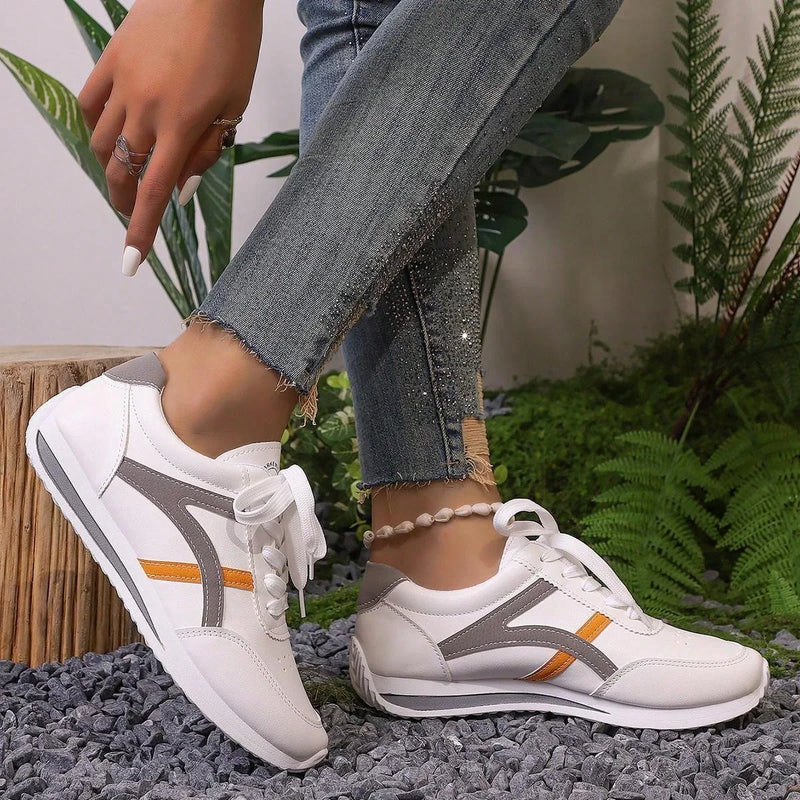 Zapatillas de deporte para mujer, zapatos de deportes nuevos, zapatos blancos pequeños para mujer, zapatillas cómodas a la moda, zapatos informales ligeros que combinan con todo