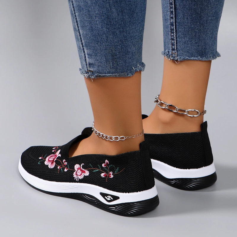 Zapatos planos de malla transpirable de verano para mujer, zapatillas informales, liquidación, envío gratis