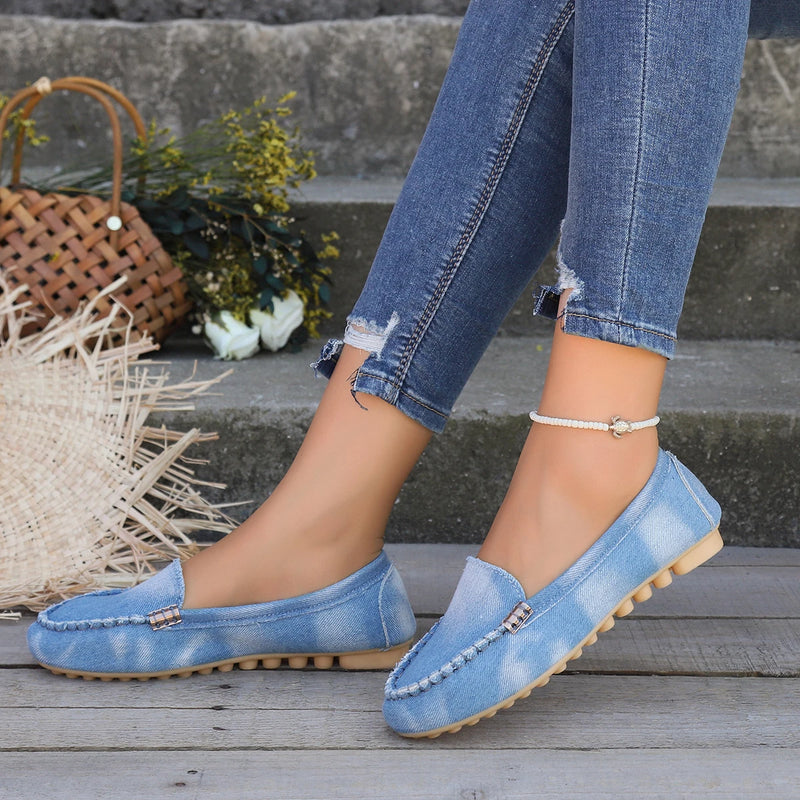 Zapatos de Mujer, mocasines sin cordones para bailarinas, mocasines para Mujer, zapatillas informales, Zapatos planos para Mujer, Zapatos informales