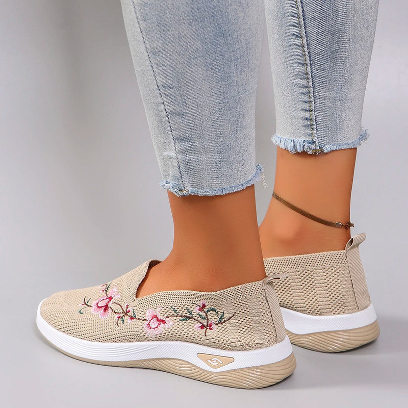 Zapatos planos de malla transpirable de verano para mujer, zapatillas informales, liquidación, envío gratis