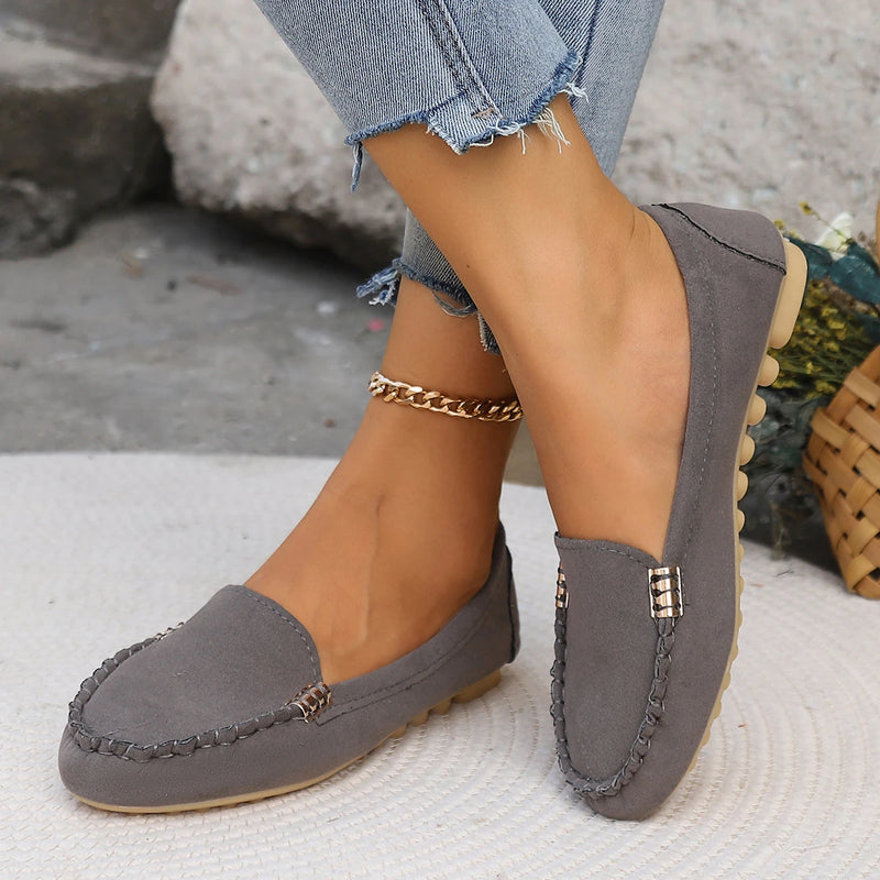 Zapatos de Mujer, mocasines sin cordones para bailarinas, mocasines para Mujer, zapatillas informales, Zapatos planos para Mujer, Zapatos informales