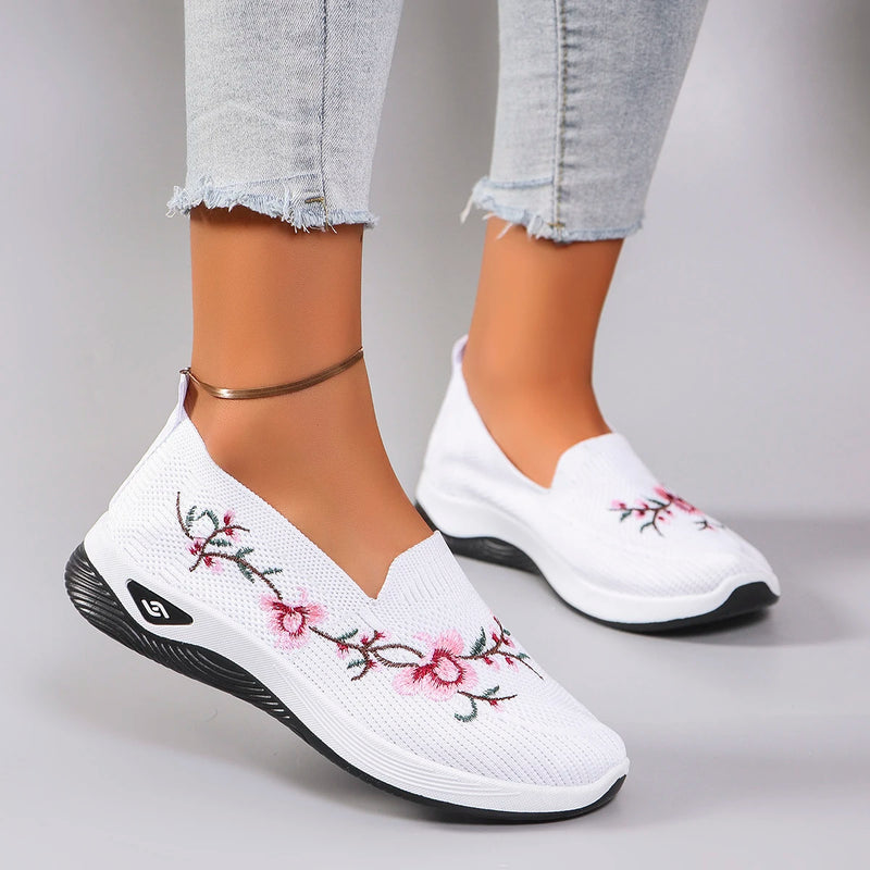 Zapatos planos de malla transpirable de verano para mujer, zapatillas informales, liquidación, envío gratis