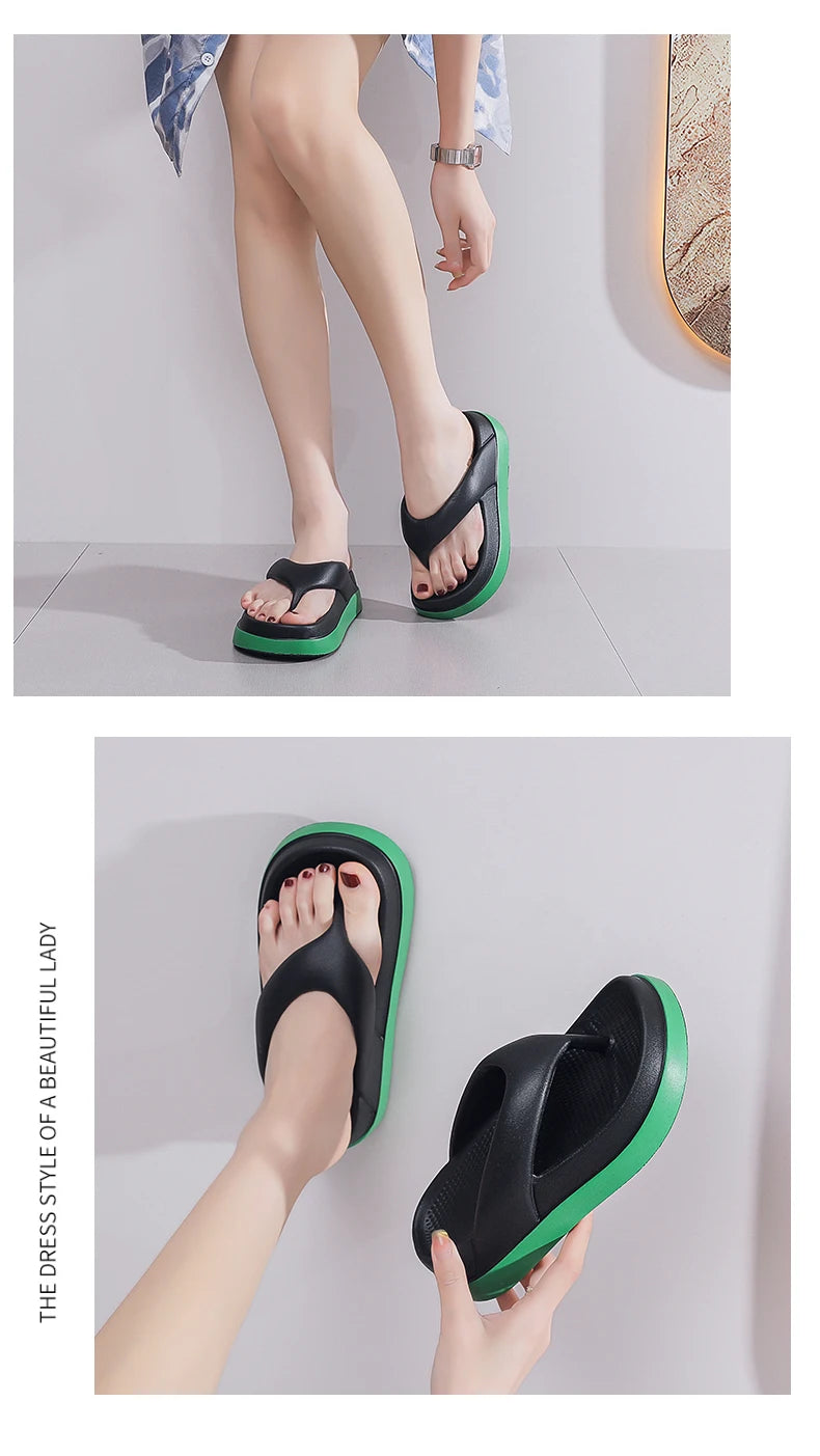 Chanclas de mujer Zapatos de diseño popular Tendencia 2024 Sandalias de plataforma casuales Zapatillas antideslizantes para exteriores Características únicas Sandalias planas